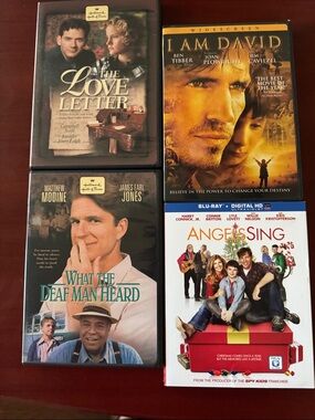 Hallmark/Lions Gate Bundle. 3 DVDs and 1 Blu Ray.